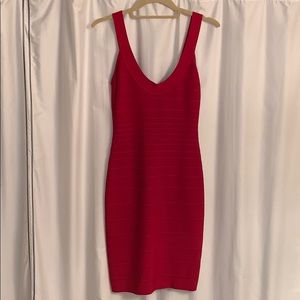 Herve Leger - Red Classic Bandage Dress